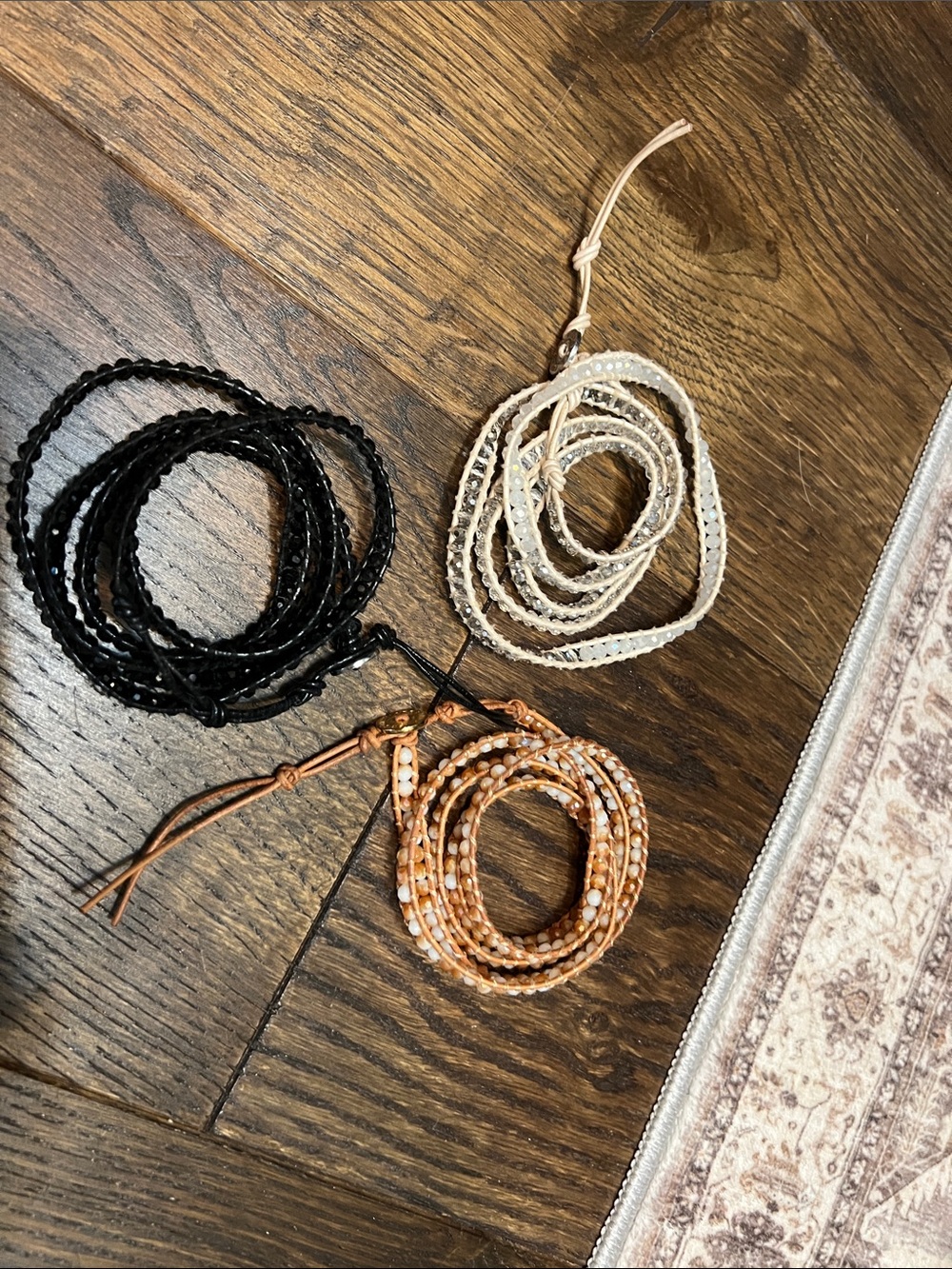 Victoria Emerson Boho Bracelet - Black, White, and Tan